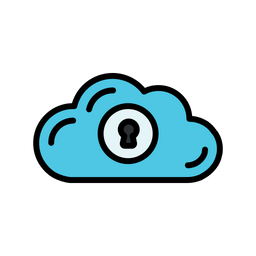 Cloud Lock  Icon