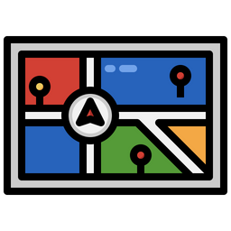 Map Navigation  Icon