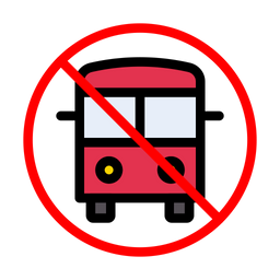 Bus Not Allowed  Icon