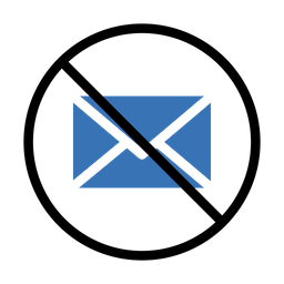 Blockierte E-Mails  Symbol