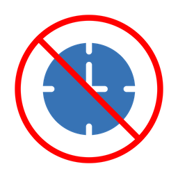 Clock Not Allowed  Icon