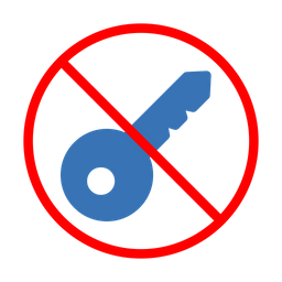 Key Not Allowed  Icon