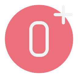 0 plus  Symbol