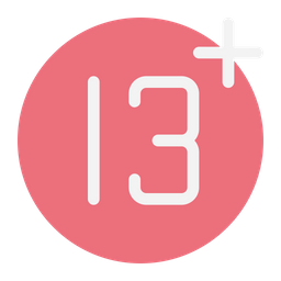 13 plus  Symbol