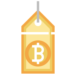 Bitcoin Tag  Icon