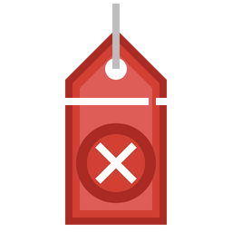 Cancel Tag  Icon