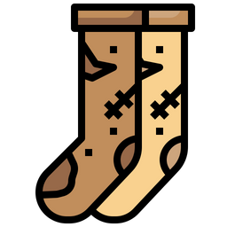 Schmutzige Socken  Symbol