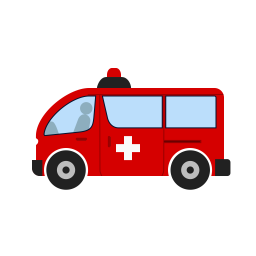 Krankenwagen  Symbol