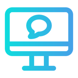 Chat computer  Icon