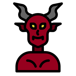 Male Demon Demon Evil Icon