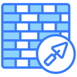 Parede de tijolos  Ícone