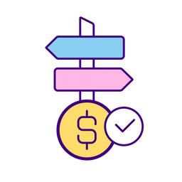 Options for money investment  Icon