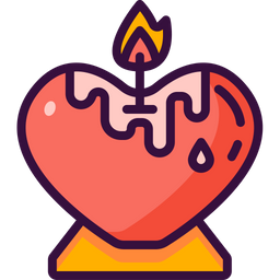 Love Candle  Icon