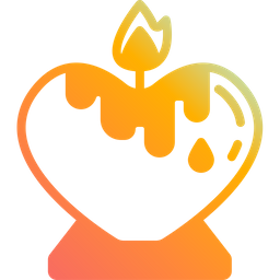 Love Candle  Icon