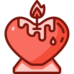 Love Candle  Icon