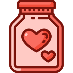 Hearts Jar  Icon