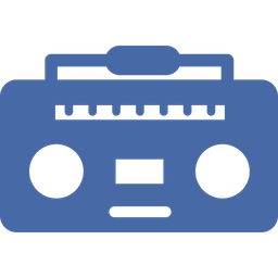 Boombox Music Party Icon