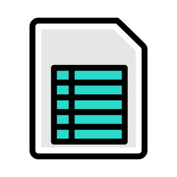 Excel Sheet  Icon