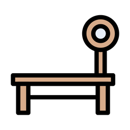 Barbell Seat  Icon