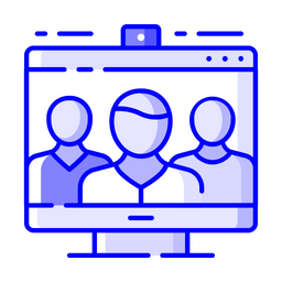 Online Meeting  Icon