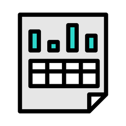 Data Analytic Sheet  Icon