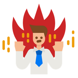 Angry Businessman  Icon