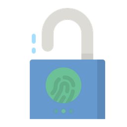 Fingerprint Padlock  Icon