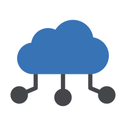 Cloud Hosting  Icon