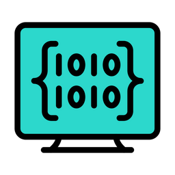 Binary Coding  Icon