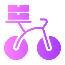 Lieferfahrrad  Symbol