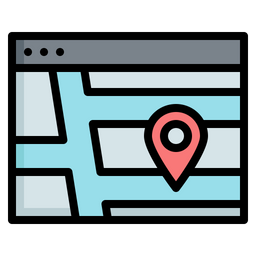 Online Map  Icon