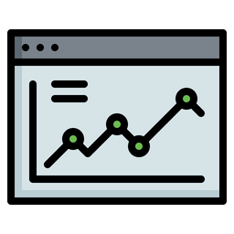 Online Analytics  Icon