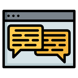 Online Chat  Icon