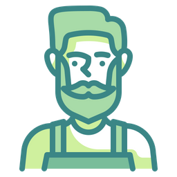 Beard Man  Icon