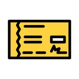 Cheque  Icon