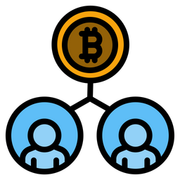 Bitcoin Customer  Icon