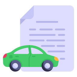 Car Document  Icon