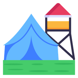 Army Camp  Icon