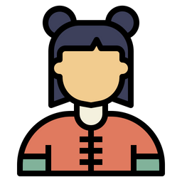 Girl Student  Icon