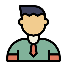 Male Student  Icon