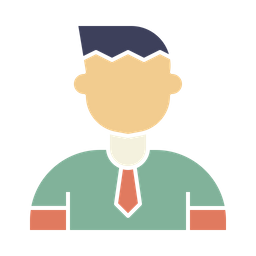 Male Student  Icon