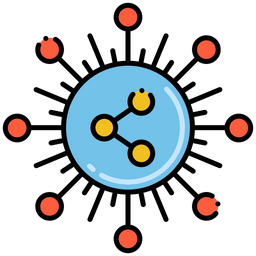 Biological Network  Icon