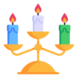 Chandelier Candles  Icon