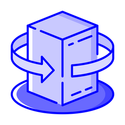 3 D Object  Icon