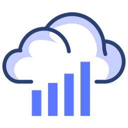클라우드 분석  아이콘