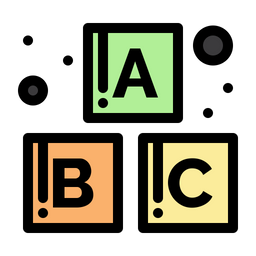 Alphabetblock  Symbol