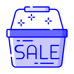 Shopping Sale Basket  Icon