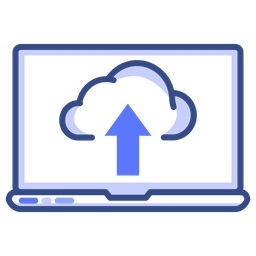 Carga en la nube  Icono