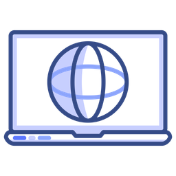 Laptop Browser  Icon