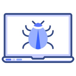 Laptop Bug  Icon